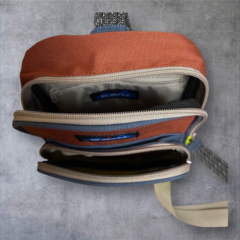 Kavu Pescadero Sling Bag Adjustable Rope Strap Crossbody Water Resistant Compact - Picture 3 of 10